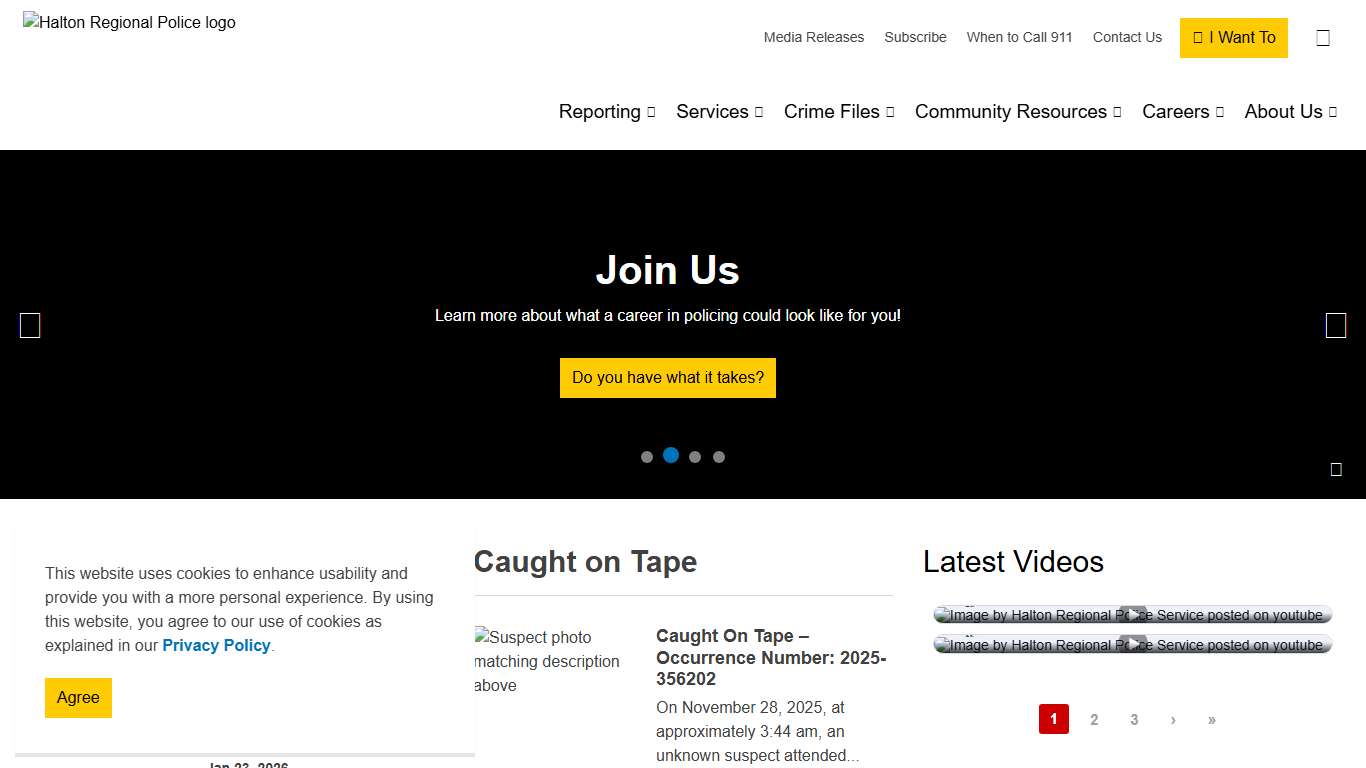 Home Halton Regional Police Service