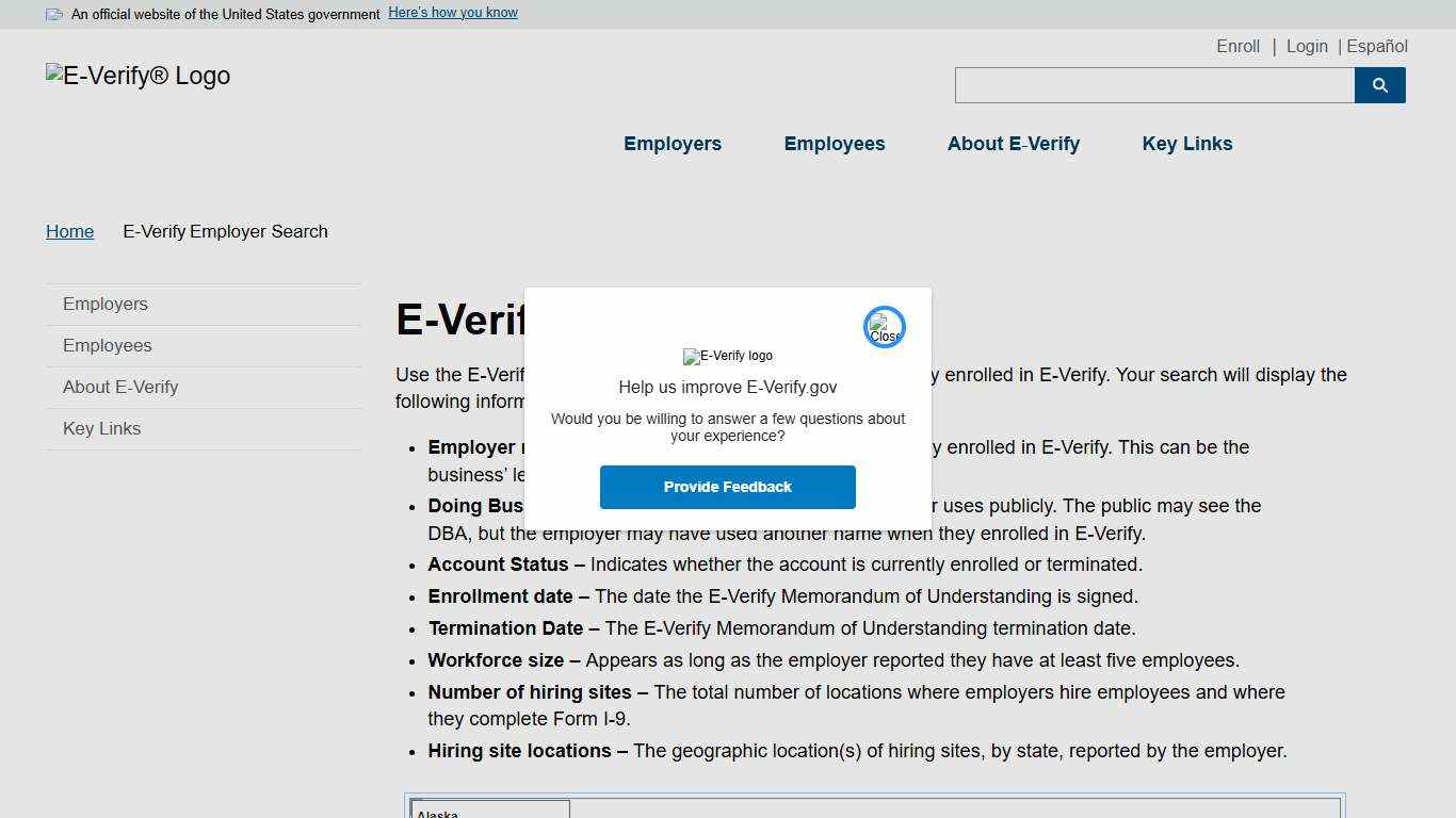 E-Verify Employer Search E-Verify